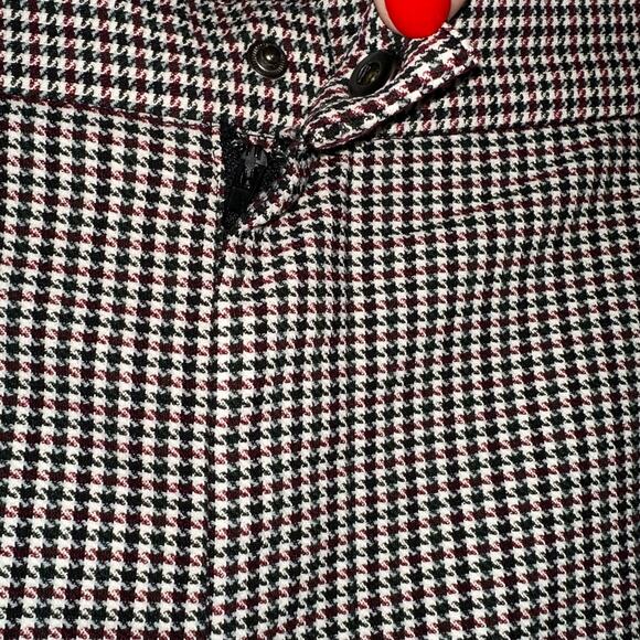 Zara Houndstooth High Rise Skinny Dress Pant Legging Size Medium - Picture 4 of 16